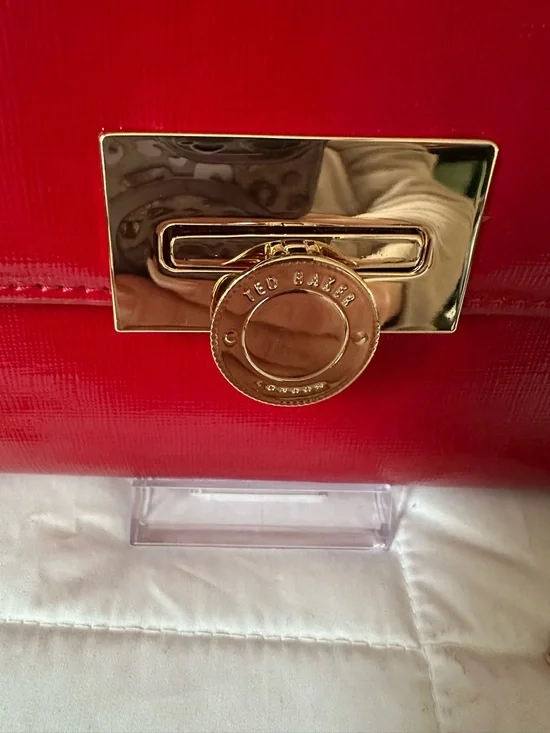 Ted Baker Red Clutch Crossbody - Picture 3 of 13